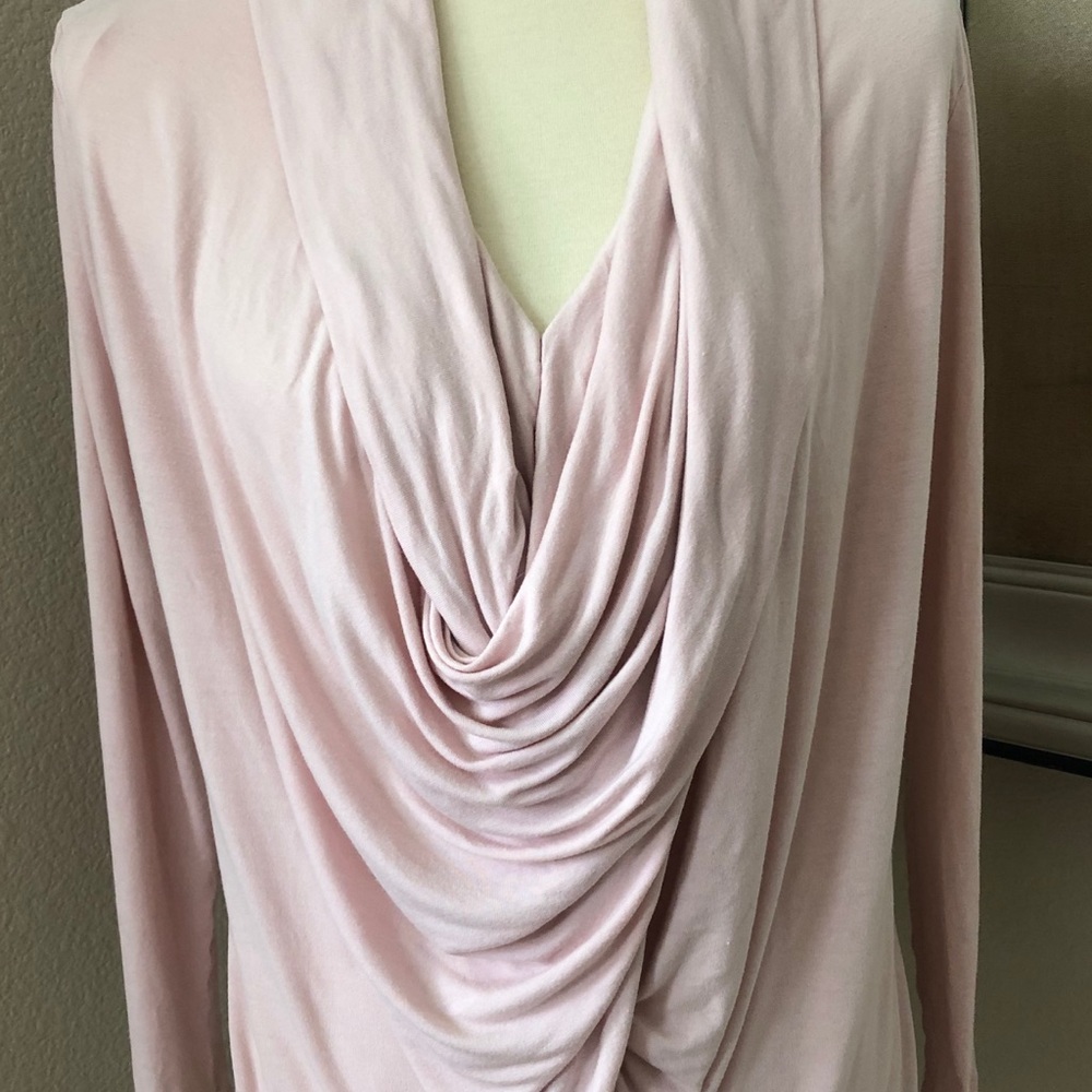 Women’s Jennifer Lopez Pink Wrap Shirt Blouse